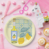 レモンファームレトロ ペーパープレート (パーティー)