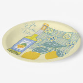 レモンファームレトロ ペーパープレート (アングル)