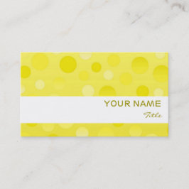 レモンフィズビジネスカードテンプレート白ストライプ色 名刺