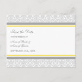 レモンフォトデイトの結婚はがきを保存 案内ポストカード (裏面)