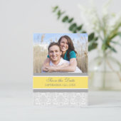 レモンフォトデイトの結婚はがきを保存 案内ポストカード (スタンド正面)