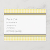 レモンフォトデイトの結婚はがきを保存 案内ポストカード (裏面)