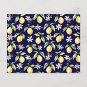 レモンフラワーズツリーブランチ植物性レシピカード (裏面)