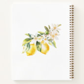 レモンフラワーズリースマザー料理レシピブック ノートブック (裏面)