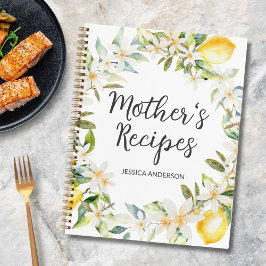 レモンフラワーズリースマザー料理レシピブック ノートブック