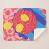 レモンフラワープレート シェルパブランケット (正面(横))