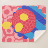 レモンフラワープレート シェルパブランケット (正面(横))