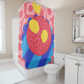 レモンフラワープレート シャワーカーテン (インサイチュ)
