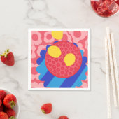 レモンフラワープレート スタンダードカクテルナプキン (インサイチュ)