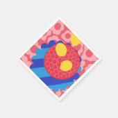 レモンフラワープレート スタンダードカクテルナプキン (角)