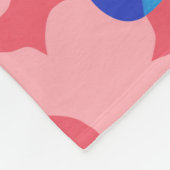 レモンフラワープレート フリースブランケット (角)