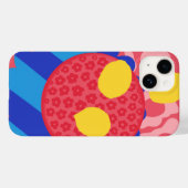 レモンフラワープレート Case-Mate iPhoneケース (裏面 (横))