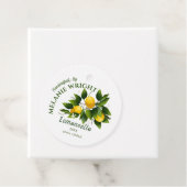 レモンフルーツキャニングクラシックラウンドステッカー フェイバータグ (インサイチュ)