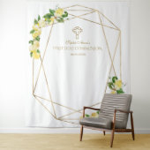 レモンフルーツゴールド聖体拝領バックドロップ タペストリー (インサイチュ)