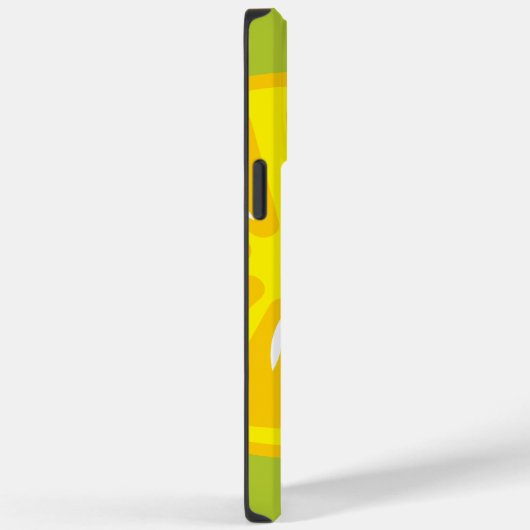 レモンフルーツシンプルグリーンモダンイラストレーション Case-Mate iPhoneケース (裏面 / 右)