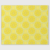 レモンフルーツマンガッチンラッピングおもしろい紙 ラッピングペーパー (フラット)