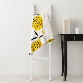 レモンフルーツ：ヴィンテージシームレスデザイン。 シェルパブランケット (インサイチュ)