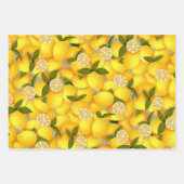 レモンフル ラッピングペーパーシート (正面3)
