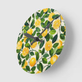 レモンフレッシュ腕時計 ラウンド壁時計 (傾斜)