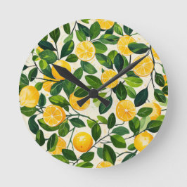 レモンフレッシュ腕時計 ラウンド壁時計