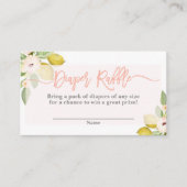 レモンフローラおむつラッフルエンクロージャカード エンクロージャーカード (正面)