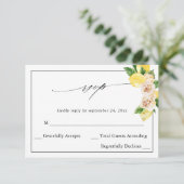 レモンフローラノミールRSVP V2 出欠カード (スタンド正面)