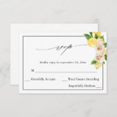 レモンフローラノミールRSVP V2 出欠カード (正面/裏面)