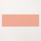 レモンフローラピンク牡丹ラスティックパターンモノグラム ヨガマット (裏面(横))