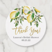 レモンフローラメッセージカード フェイバータグ (正面)