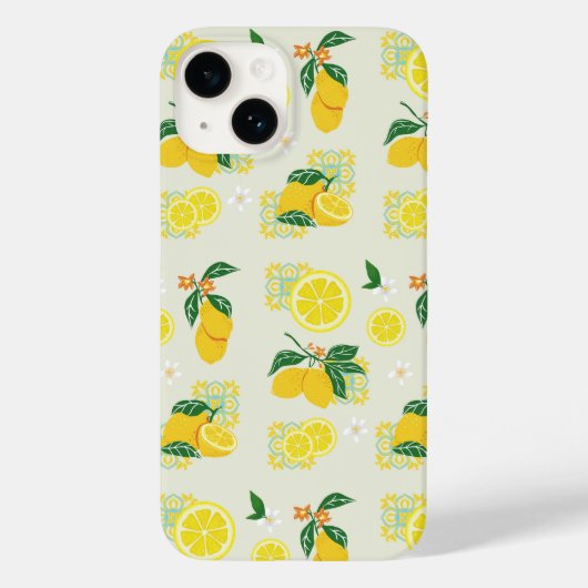 レモンフローラル Case-Mate iPhoneケース (裏面)
