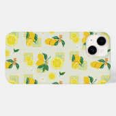 レモンフローラル Case-Mate iPhoneケース (裏面 (横))