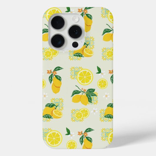 レモンフローラル Case-Mate iPhoneケース (裏面)
