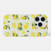 レモンフローラル iPhoneケース (裏面横)