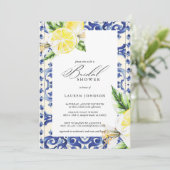 レモンフローラ地中海のブライダルシャワー 招待状 (スタンド正面)