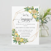 レモンフローラ幾何学私たちは婚約した婚約 招待状 (スタンド正面)