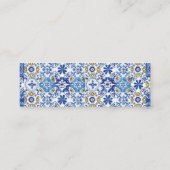 レモンフローラ結婚グリーンリーのWebサイトカードミニ スキニー名刺 (裏面)