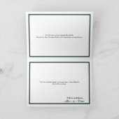 レモンフローラ結婚ホワイトの折り畳み サンキューカード (内部)