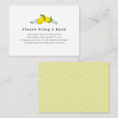 レモンフローラPlease Bring a Book エンクロージャーカード (正面/裏面)