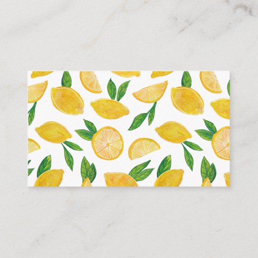 レモンブックスベビーベビーシャワー エンクロージャーカード (裏面)