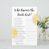 レモンブライダルゲーム – 花嫁を知っている最高の人 (スタンド正面)