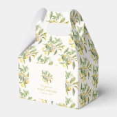 レモンブライダルシャワーお願い箱 フェイバーボックス (裏面サイド)