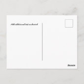 レモンブライダルシャワーが彼女のメイン絞り招待状を見つけた ポストカード (裏面)