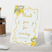 レモンブライダルシャワーの恩恵 台座サイン (インサイチュ)