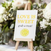 レモンブライダルシャワーラブズスウィートサイン ポスター