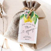 レモンブライダルシャワー感謝していユーラベル ギフトタグ