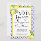 レモンブライダルシャワー招待青瓦イタリアン 招待状 (正面)