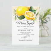 レモンブライダルシャワー招待 招待状 (スタンド正面)