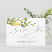 レモンブライダルシャワー招待 招待状 (スタンド正面)