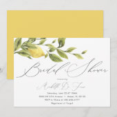 レモンブライダルシャワー招待 招待状 (正面/裏面)