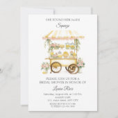 レモンブライダルシャワー招待 招待状 (正面)